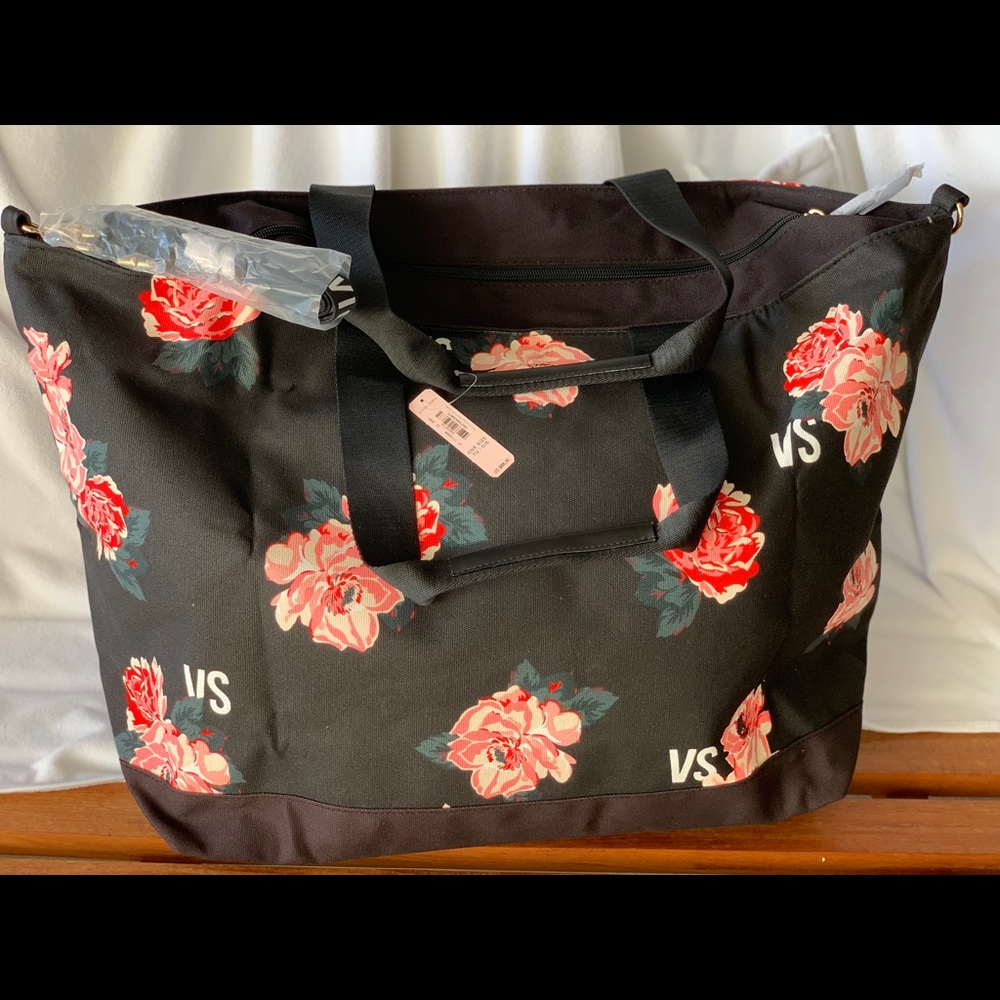 Brand new Victoria Secret Overnight black bag
